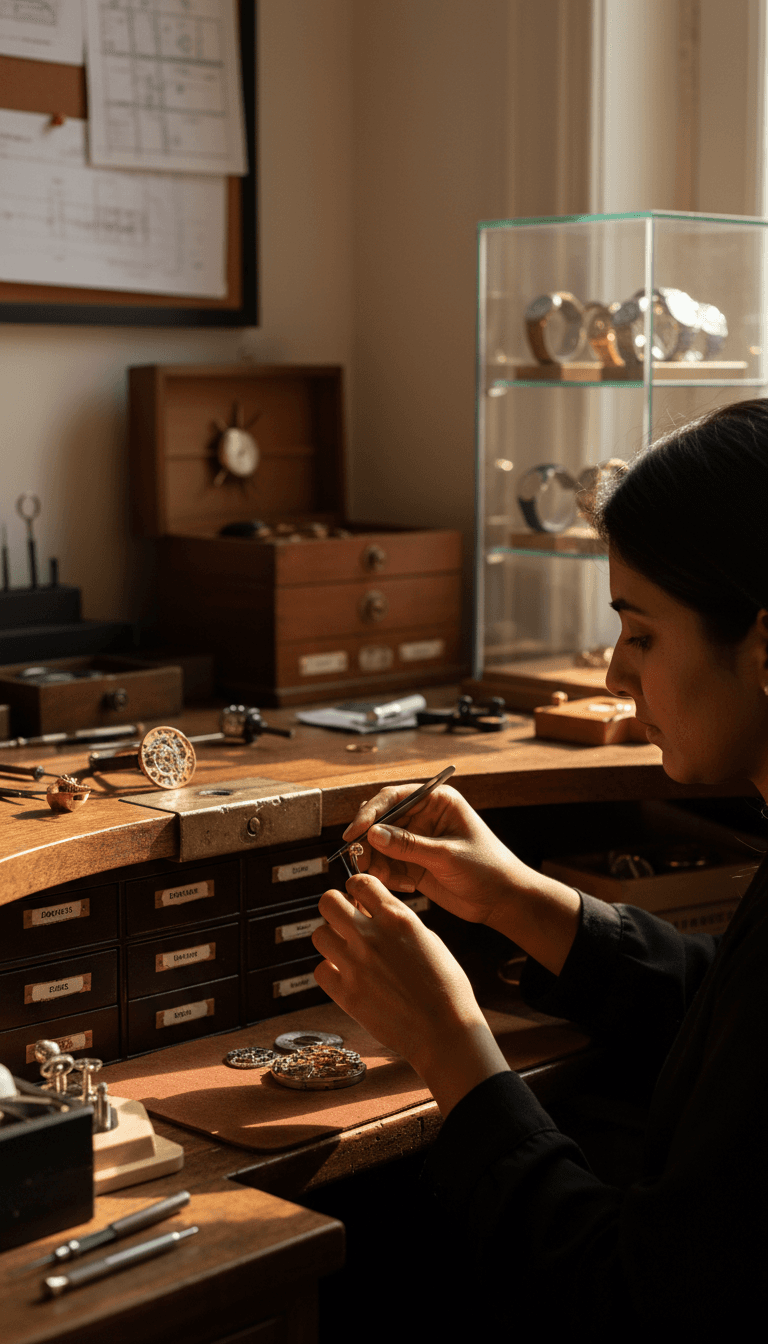 Watch restoration - vintage timepiece refinishing