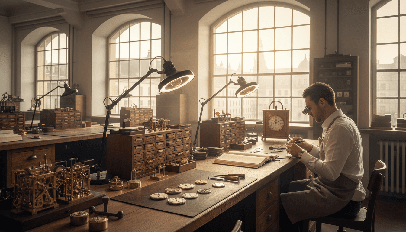 Watch maintenance - cleaning and servicing